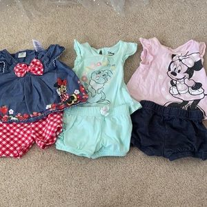 Disney Baby Girl 0-3 Outfits